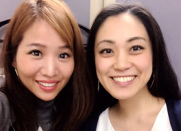 Eri先生と加賀美様が一緒に笑顔で写っている写真