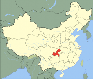 重慶市の地図